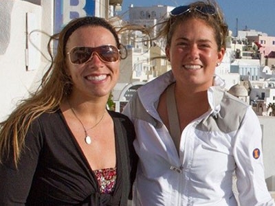 Students riding bikes