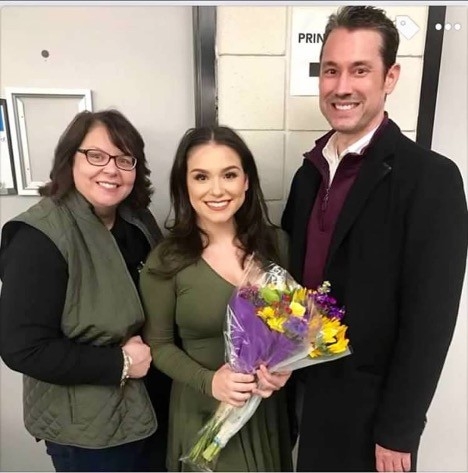 Ally Davis with family